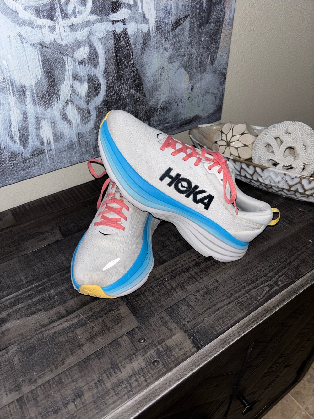 Hoka Bondi 8 running shoes WONENS SZ 10.5 - Picture 12 of 16